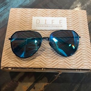 Diff Blue Tint Sunglasses